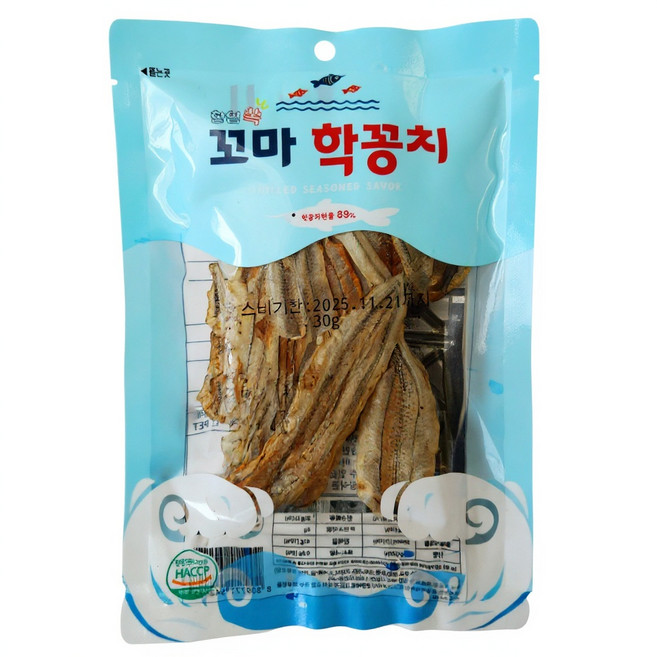 구운꼬마학꽁치 [소포장] 부드럽고 맛있는 아귀포구이 술안주 영양간식 도매가, 1개, 40g