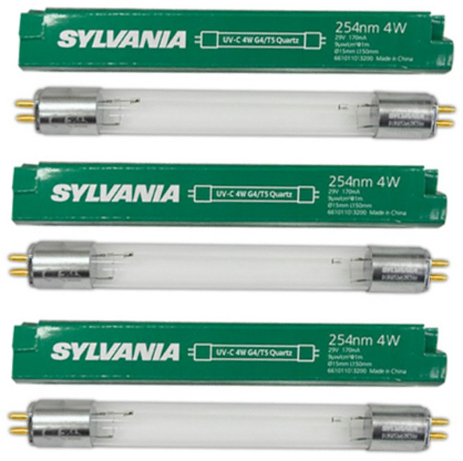 실바니아 자외선 살균램프 UV 소독램프 젖병소독기 4W 3P