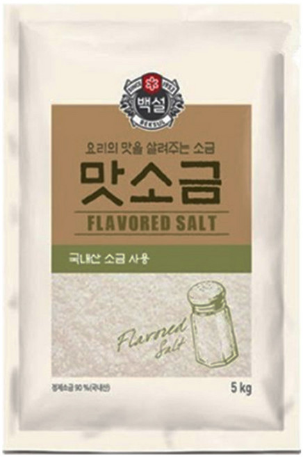 백설 맛소금, 1개, 5kg