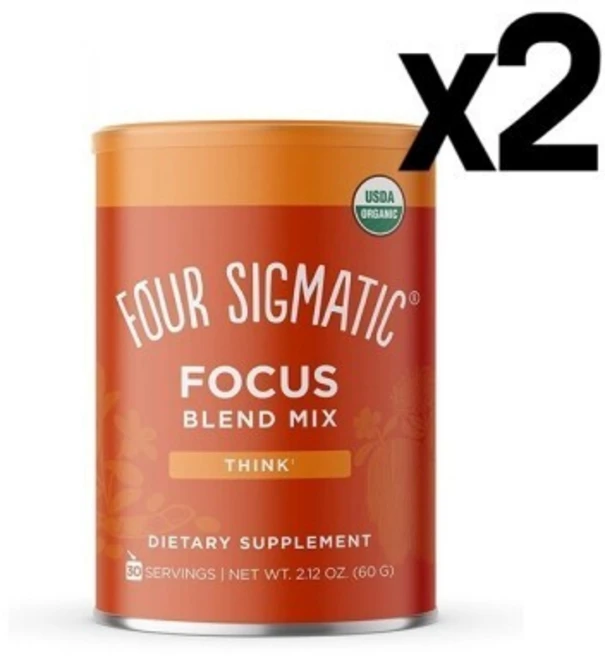포시그매틱 포커스 블랜드 믹스 60g 2세트 Four Sigmatic - 쿠팡