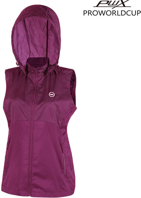 프로월드컵 222-6226~27 타공원단으로 시원하고 쾌적하게 등산 골프 일상까지 핏이 예쁜~여성 프린트 타공 베스트 조끼 울산점