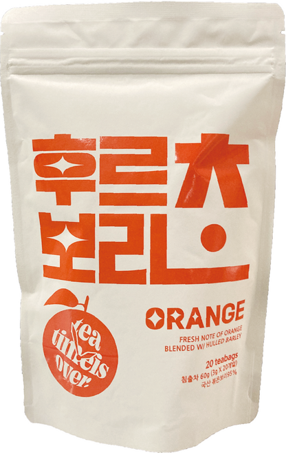 싱그러운 과일향을 그대로 담은 후르츠보리차 오렌지, 60g, 1개, 20개입