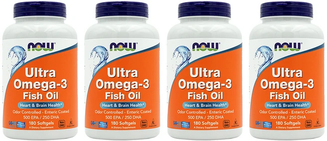 NOW Ultra 나우 울트라 오메가3 Omega 3 EPA DHA 180정, 4개 - 쿠팡