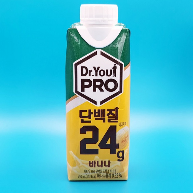 닥터유 프로 단백질 드링크 바나나, 250ml, 8개