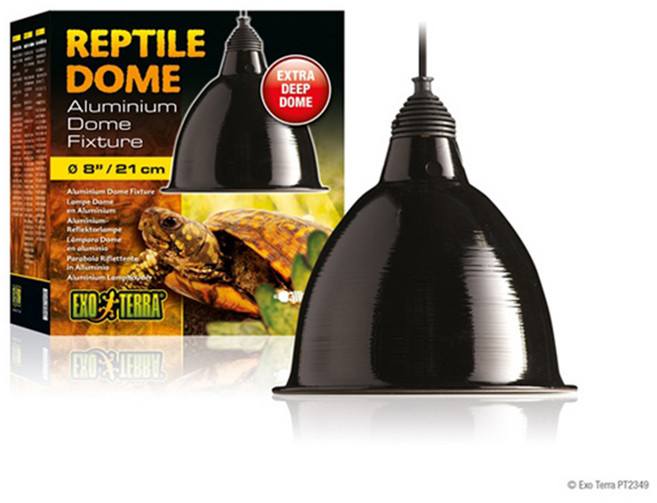 엑소테라 돔소켓 대 스위치형 파충류램프 1개 블랙