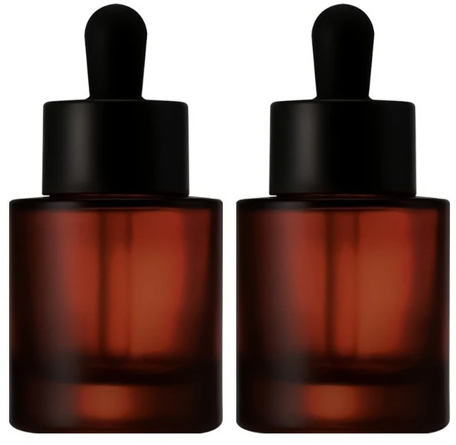 닥터보틀 두꺼운 유리 점보 스포이드 오일 소분 갈색 용기, 2개, 30ml 브라운 - 쿠팡