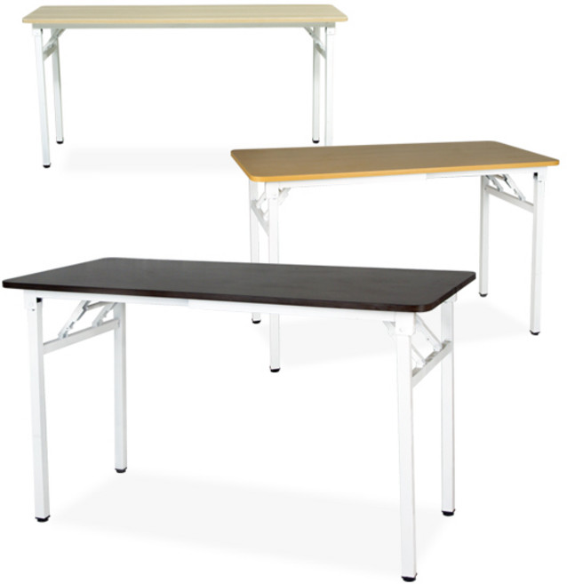 나인홈 밀키 절탁자 사무용 접이식 테이블 입식책상 1800x450, 퓨어비치