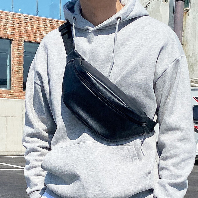 나드리엔 소가죽 슬링백 웨이스트백 힙색