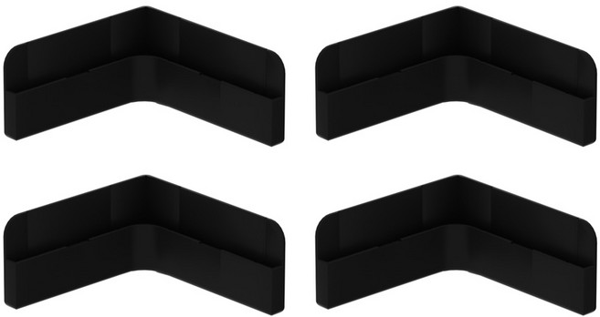 스피드랙 안전좌 부속 4P세트, 블랙