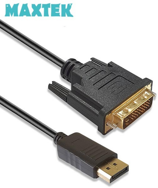 DP to DVI 케이블 1.8M 맥스텍 MT151, 1개