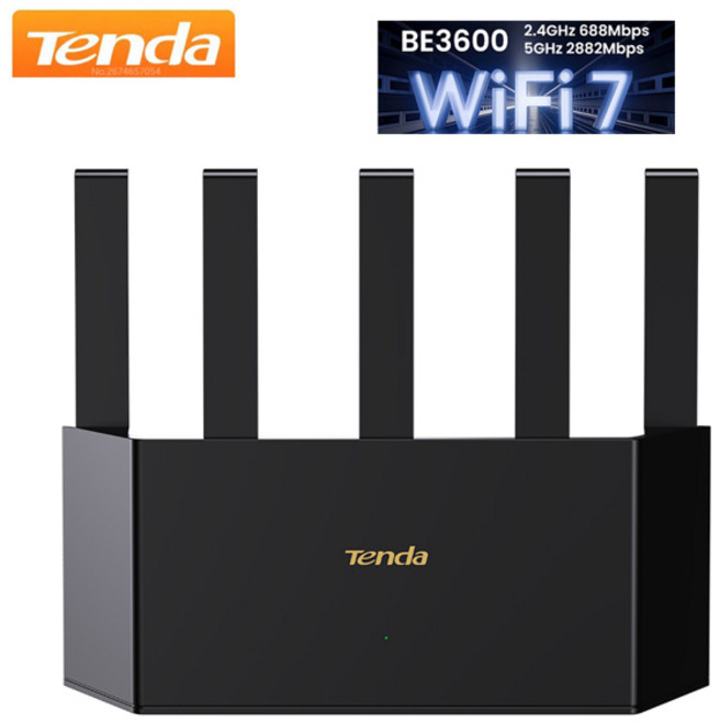 라우터 인터넷 US 110vB 무제한 Tenda BE3600 듀얼 밴드 WiFi 7 BE3L 3x1G 포트 간편한 설정 부모 제어 액세스 포인트 모드 MLO VPN NFC 수직, 미국 플러그