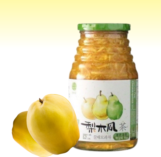꿀 모과청 모과차 배퓨레함유, 2개, 1kg