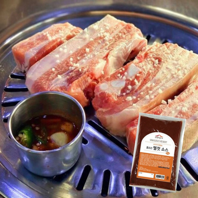 아베이르 고추명가 멜젓소스 2kg 국내산 업소용 제주젓갈 식당용 멸치젓 대용량 삼겹살 바베큐소스, 1개
