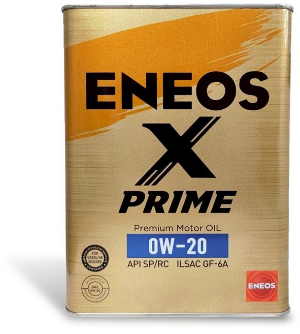 ENEOS X PRIME 全合成汽車引擎機油 0W-20, 0w20, 1個, 4L