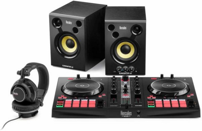 DJControl Inpulse 300 MK2 DJ Monitor 42 스피커 HDP 60 헤드폰이 포함된 Hercules Ultimate 번들, DJControl Inpulse 300 MK2, DJ
