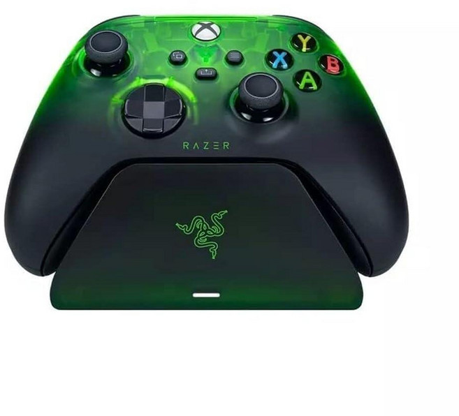 Razer Xbox 시리즈 X|S Xbox One용 무선 컨트롤러 및 빠른 충전 스탠드 번들: 임펄스 트리거 - 질감 있는 그립 - 12시간 배터리 수명 - 마그네틱 보안 충, 1개