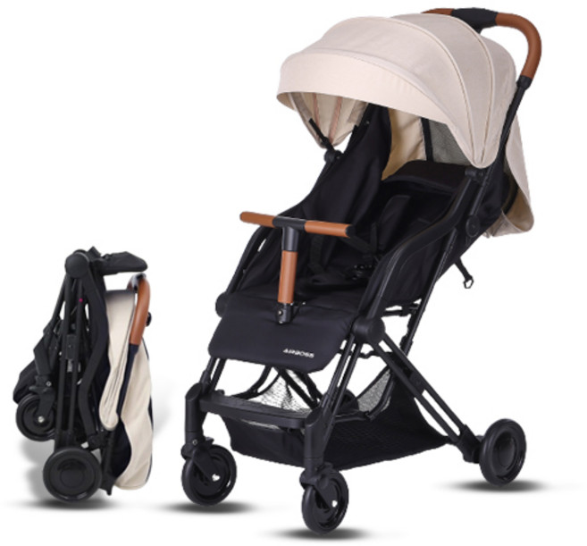 에어보스 리머X 엣지 기내반입 유모차, 바닐라 크림