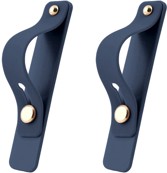 JS라이프 톡톡 핸드폰 핑거스트랩 그립밴드, 2개, 네이비