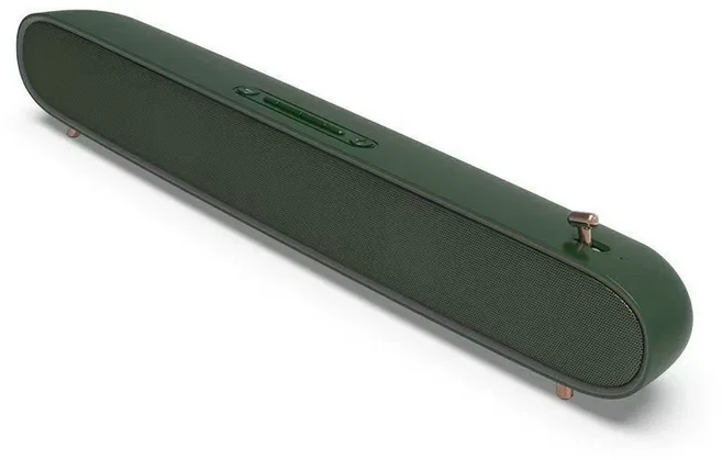 포렙 2채널 블루투스 스피커 멜티미디어 충전식 유무선 프리미엄 사운드바 라디오 겸용, 카키, FV-S01