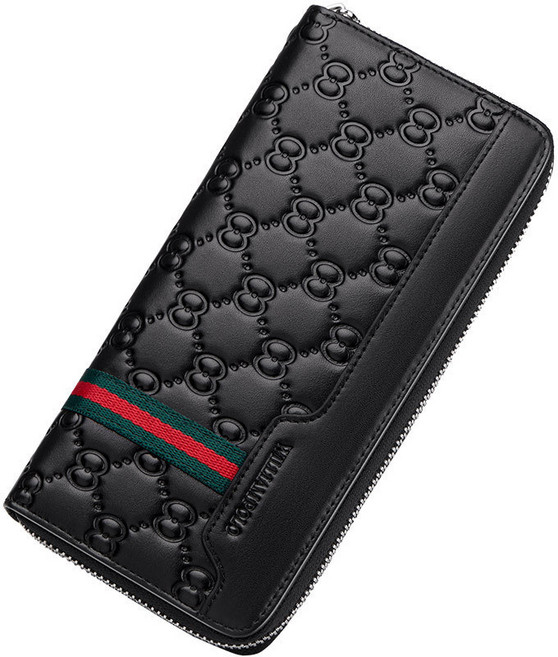 【奧特萊斯】名牌錢包男士手拿包真皮質感多卡位拉鏈長包 錢包男 男士皮夾 男士長夾 男士錢包