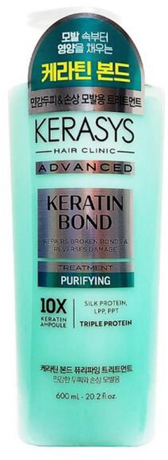애경 케라시스 케라틴 본드 퓨리파잉 트리트먼트 600mL x, 1개