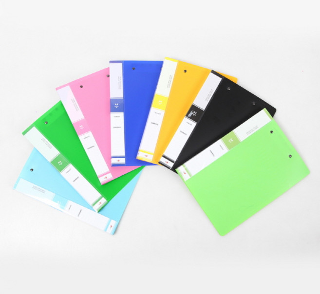 신화오피스 A4 더블 펀치레버화일, 청색