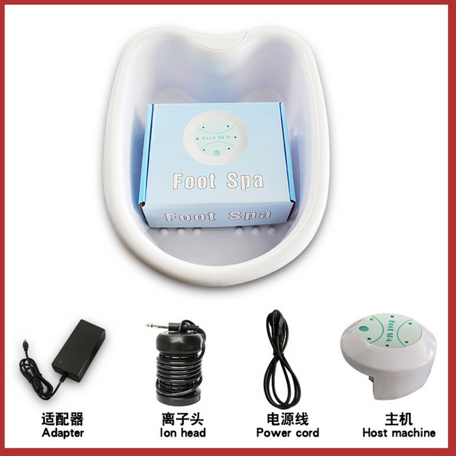 디톡스 스파 해독기 풋스파 수소이온 가정용 관리기 발관리기 목욕 H8802 족탕기, H8803B 볼 유럽 표준 EU, 1개, 기본 색상