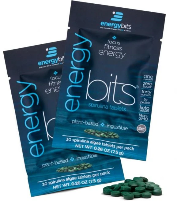 영양 보충 유기농 스피루리나 정 식물Based Alg 슈퍼food for Focus Fitness 에너지 식, Small Sample Pack - 60 Tablets - 쿠팡