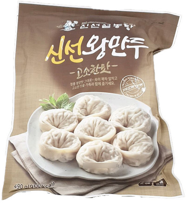 신선설농탕 신선 왕만두, 1개, 490g