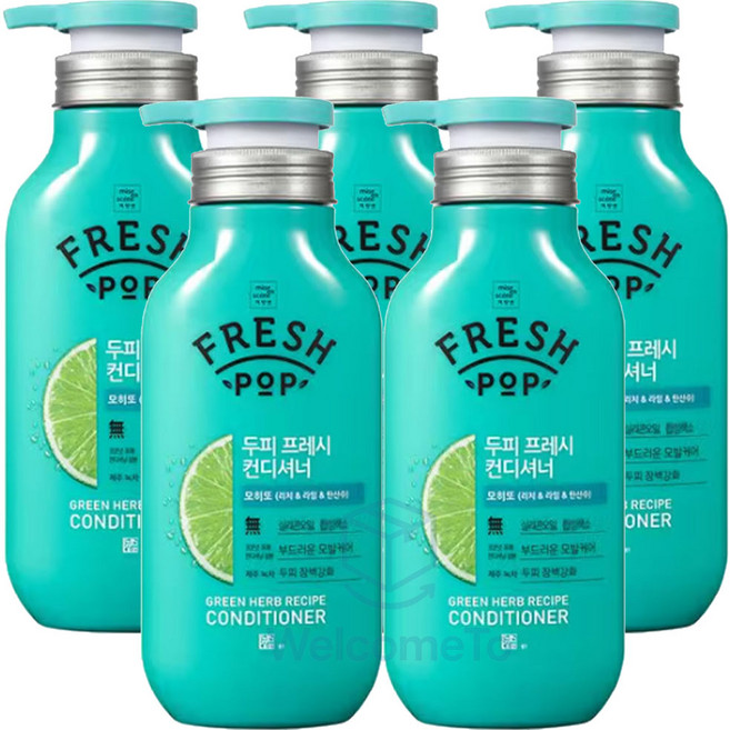 프레시팝 모히또 두피 컨디셔너, 500ml, 5개