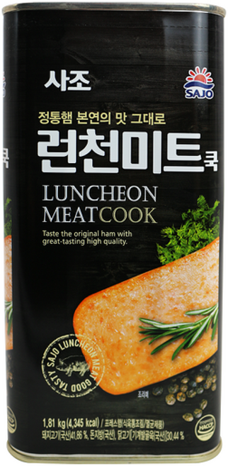 랜선N마트 사조대림 사조해표 사조 런천미트쿡 ( ), 6개, 1.81kg