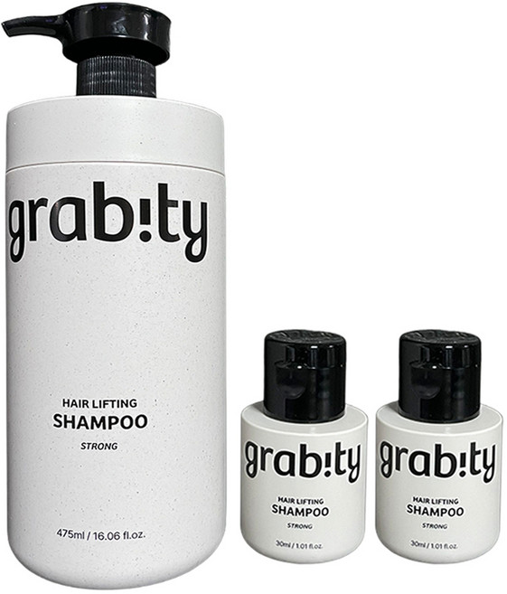 그래비티 샴푸 카이스트 여성 탈모샴푸 헤어리프팅 스트롱 본품 475ml+여행용30ml*2개, 1개, 535ml