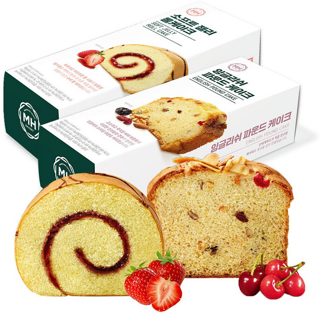 [신세계푸드] 밀크앤허니 카스테라/롤/파운드 세트, 620g, 1개