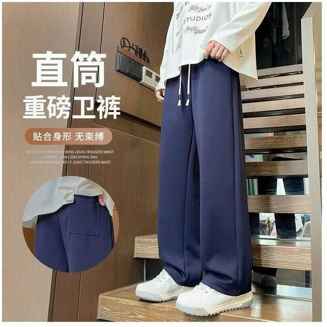 BETTER 運動長褲男 內刷毛棉褲 直筒休閒長褲