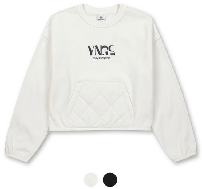 폴햄키즈 영스터 여아 패딩블록 맨투맨PKD4TR2130 1485100