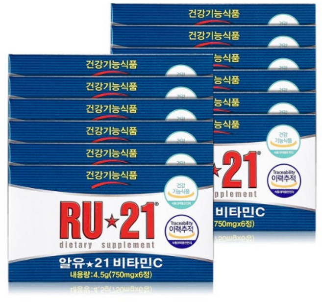 알유21 RU-21 숙취해소 6정 12EA, 72정, 12개