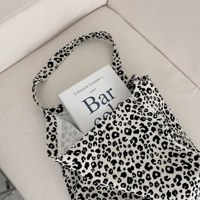 [노트북수납/보부상백]네로 레오파드 소프트 데일리 에코백