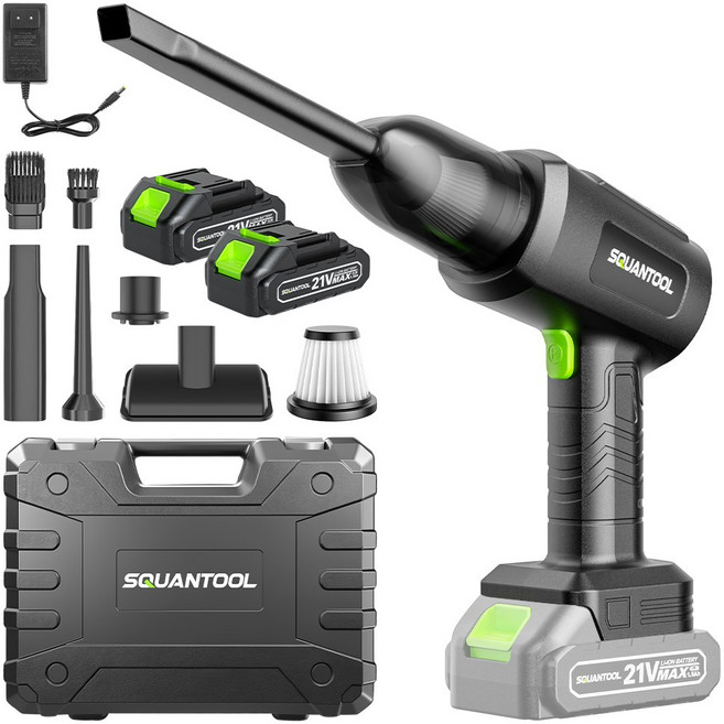 SQUANTOOL 강력 무선 핸디 차량용 청소기 터보 제트 블로워 무선 에어건 초고속 160 000RPM 휴대용 캠핑/자동차 세차/청소용, X170, A타입