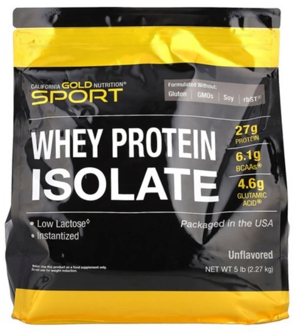 California Gold Nutrition 분리유청단백질 Whey 100 분리 유청 단백질 무맛 2.27kg 5lbs WPI 분리유청, 2.2kg, 1개 - 쿠팡