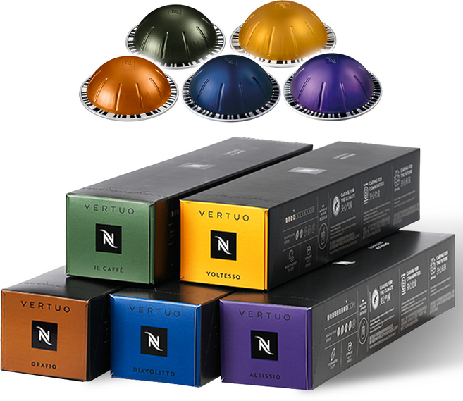 (리빙스쿨)네스프레소 정품 캡슐 버츄오 에스프레소 베스트 5종, 50캡슐