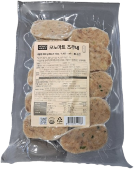 바이오마켓_모노마트 수제츠쿠네 800g, 40개