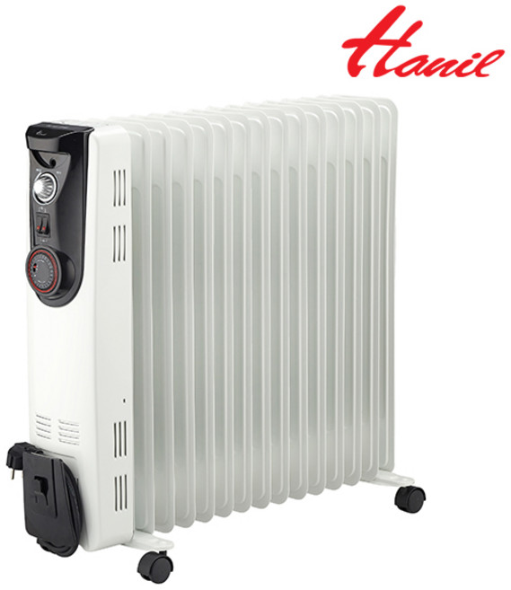 한일전기 동파방지 이동식 전기 타이머 라디에이터 15핀 화장실 휴게실 난방 한파, HOR-H15