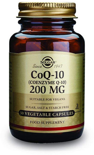 SOLGAR 輔酶Q-10素食膠囊 200mg, 30顆, 1罐