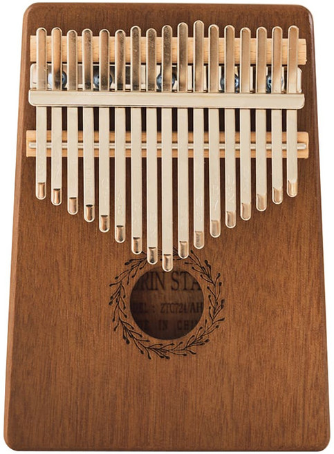 코린별 칼림바 마호가니 17음계 칼람바 엄지 손가락 피아노 카림바, 플라워 리스, 1개