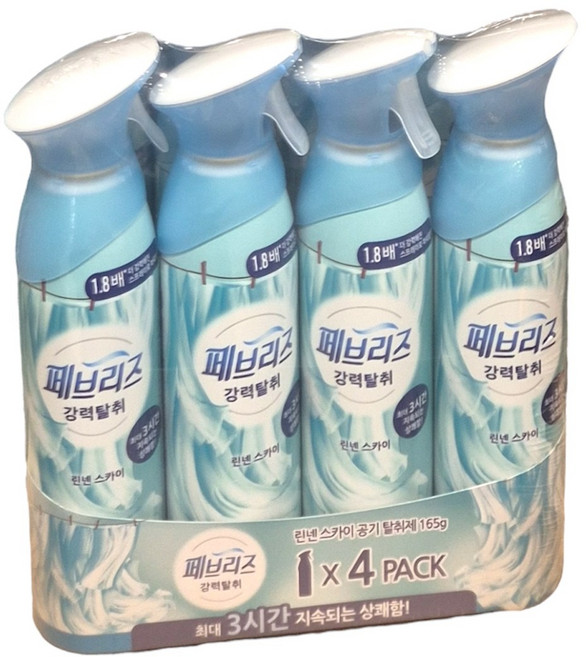 코스트코 페브리즈 공기탈취제 강력 담배 자동차 냄새 제거 방향제 탈취제 상쾌한 린넨 스카이, 1세트, 페브리즈 린넨스카이 660g