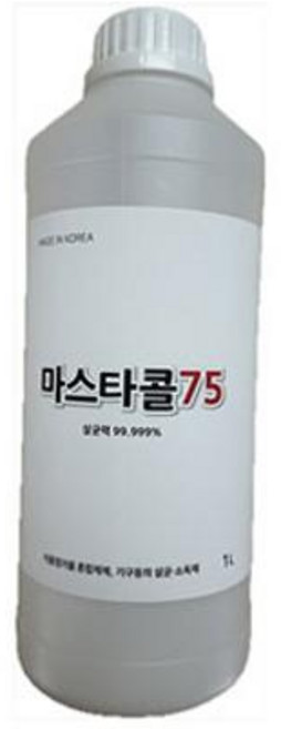 알코올(마스타콜75 75% 1L 성운디엘에스), 1개, 단품