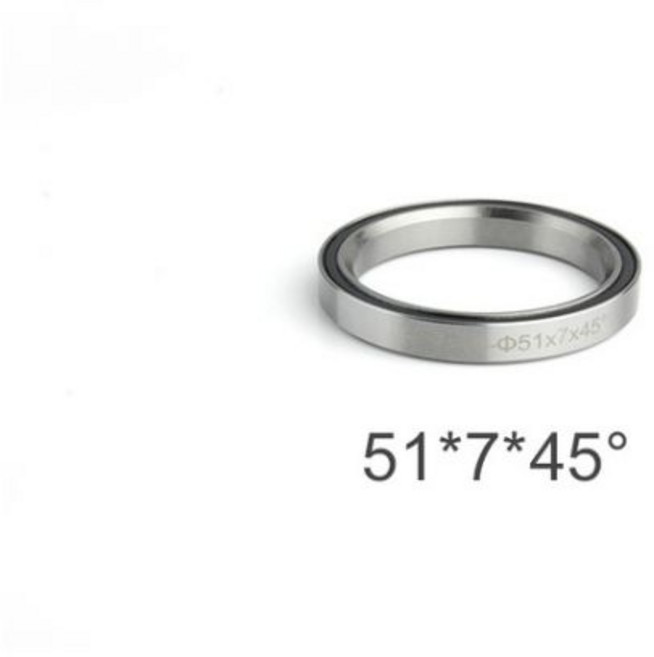 자전거 부품 28.6/44/30mm 산악 스틸 베어링용 일반 헤드셋 수리 베어링 41/41.8/47/49/51/52mm, 51mm, 1개, 51mm