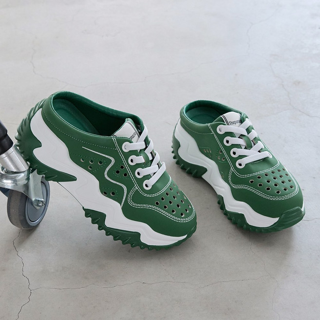 제이슈 로메니 플랫폼 스니커즈 뮬 슬리퍼 7cm