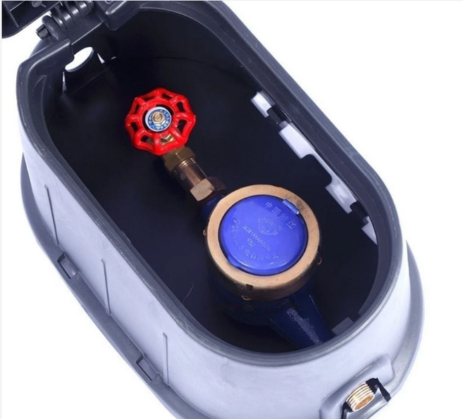 수도 계량기함 가정용 미터기 카바 15A 보호통 1개 기본 색상, 플라스틱 수도계량기함 소형 × 기본 색상 × 1개, 1