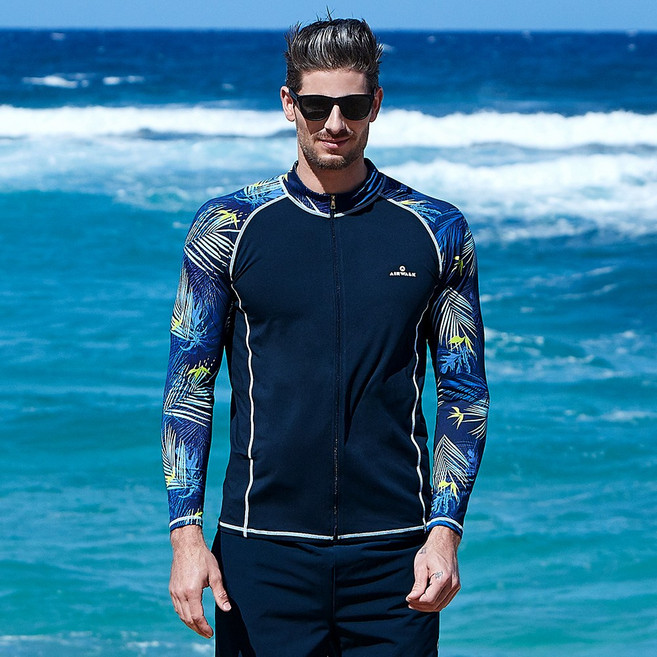 에어워크서프 남성래쉬가드 집업 YAWe5049